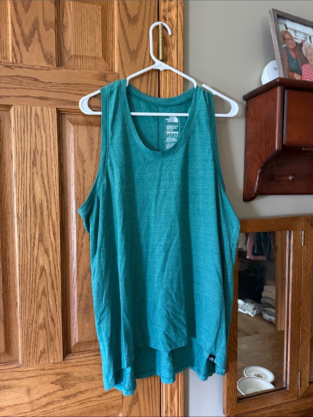 The North Face Women's Teal Green Athletic Tank